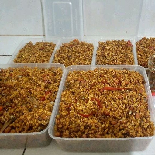

Hemat 1Kg Kering Tempe Teri Kacang Pedas Manis / Tempe Teri Orek Murah