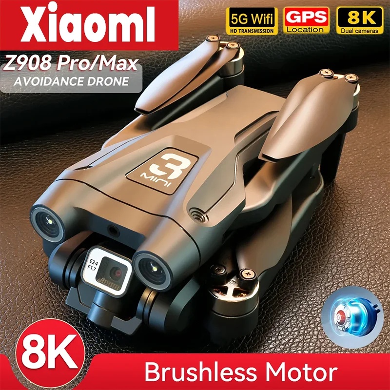 New Z908 Pro / Max Mini Drone 8K Professional Camera Obstacle Avoidance Helicopter Remote Control
