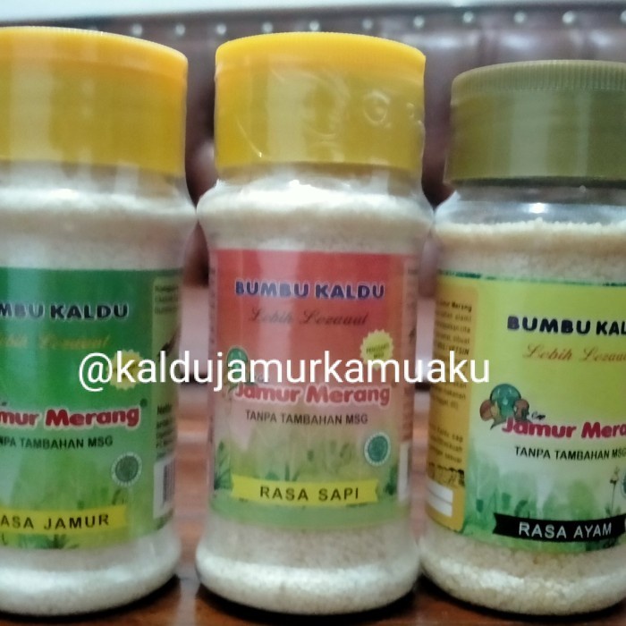 

(Best) kaldu jamur cap merang botol 100 gr non msg (ORI,ayam,sapi)depok