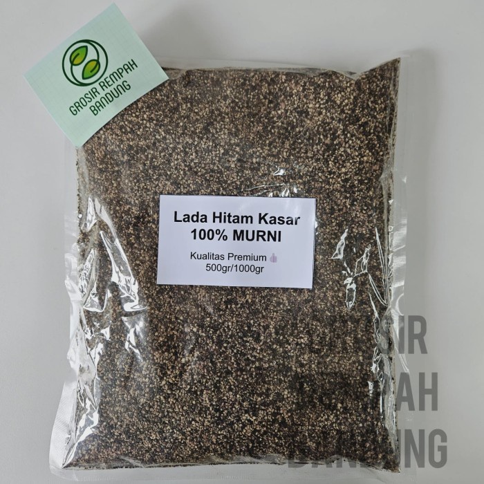 

(Best) Biji Lada Hitam Bubuk Kasar Pilihan / Rempah / Kualitas