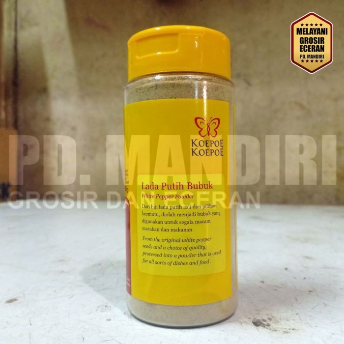 

(Best) KOEPOE LADA PUTIH BUBUK 85 GR / WHITE PEPPER POWDER