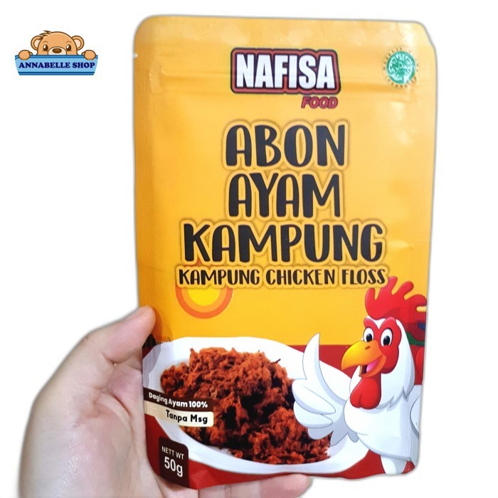

(Good) Abon NAFISA AYAM KAMPUNG 50 gr sehat alami non msg dan pengawet