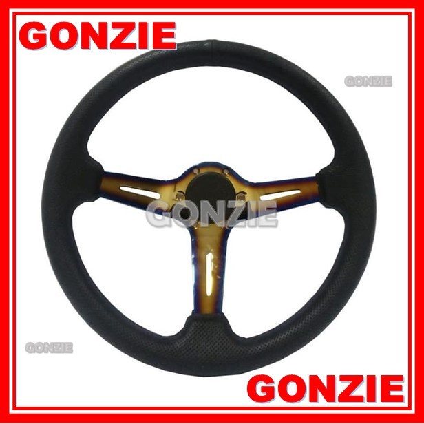 READY STIR STEER MOBIL RACING RAINBOW PELANGI UNIVERSAL 14 INCH GRATIS ONGKIR