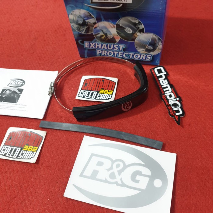 Exhaust Protector Pelindung Knalpot R&G New Akrapovic Zx25R Termignoni