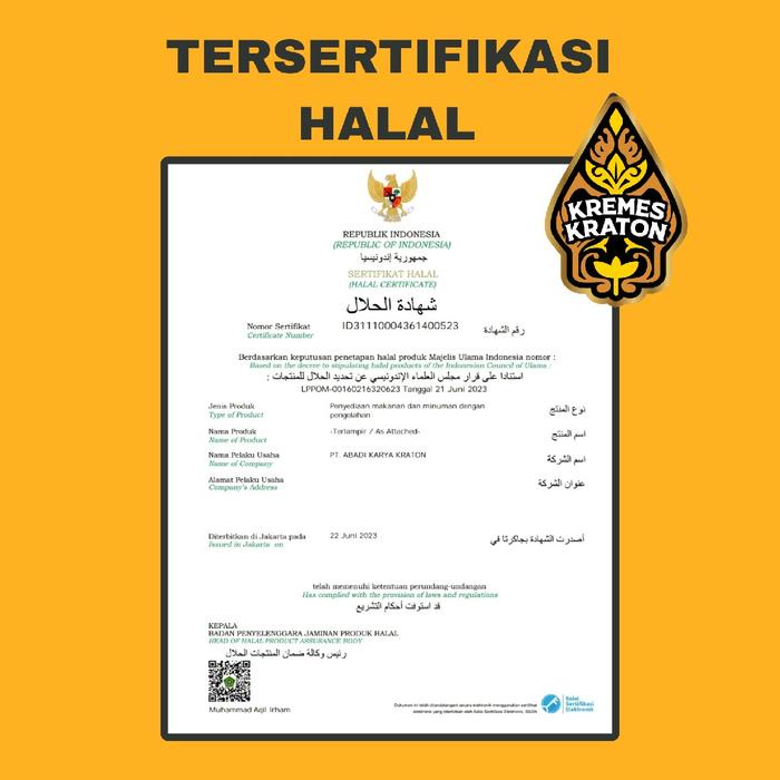 

Kremes Kraton - 1Kg Kremes Ayam Original