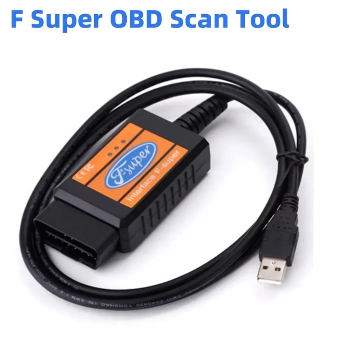 Obd Obdii Obd2 Usb Scan Tool Auto Car Diagnostic Fault Tool Scanner