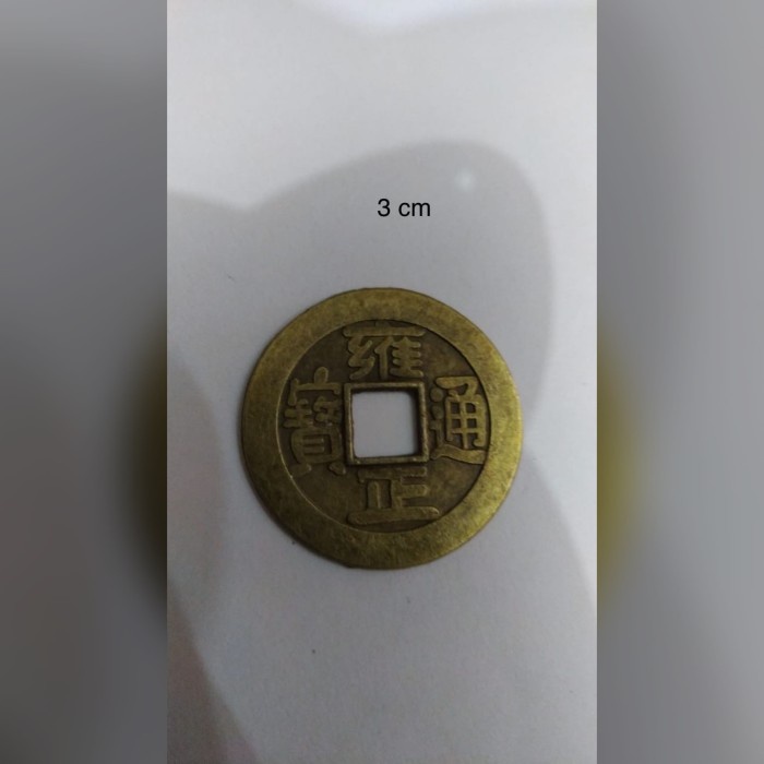 Koin Kuno Cina Diameter 3 Cm