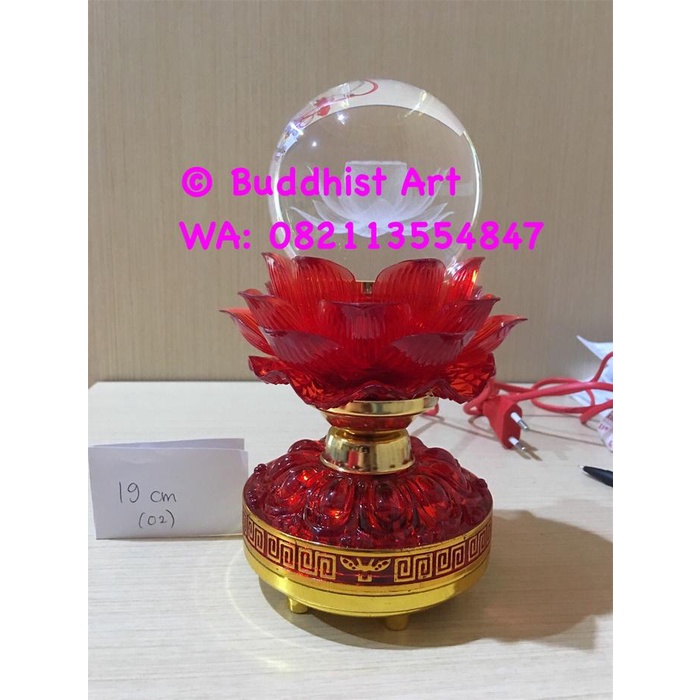 Lampu Sembahyang Radio Sembahyang Teratai 19 Cm