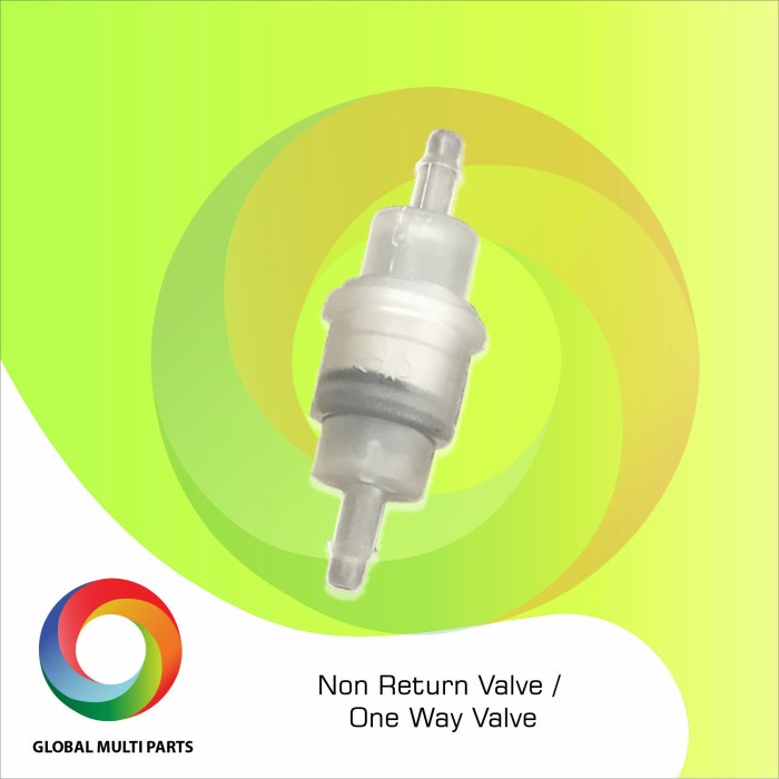PREMIUM Non Return Valve / One Way Valve