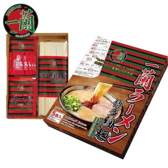 

[Isi 5 Porsi] Ichiran Ramen Pork Hakata Thin Japan Ramen - Non Halal