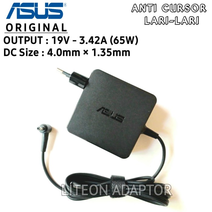 ADAPTOR CHARGER ORIGINAL ASUS ZENBOOK 14 Q407IQ RYZEN 5 19V-3.42A