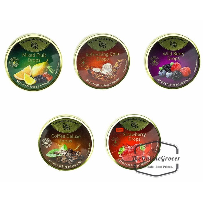 

Cavendish & Harvey Candy Drops 175Gr Permen Aneka Rasa Promo