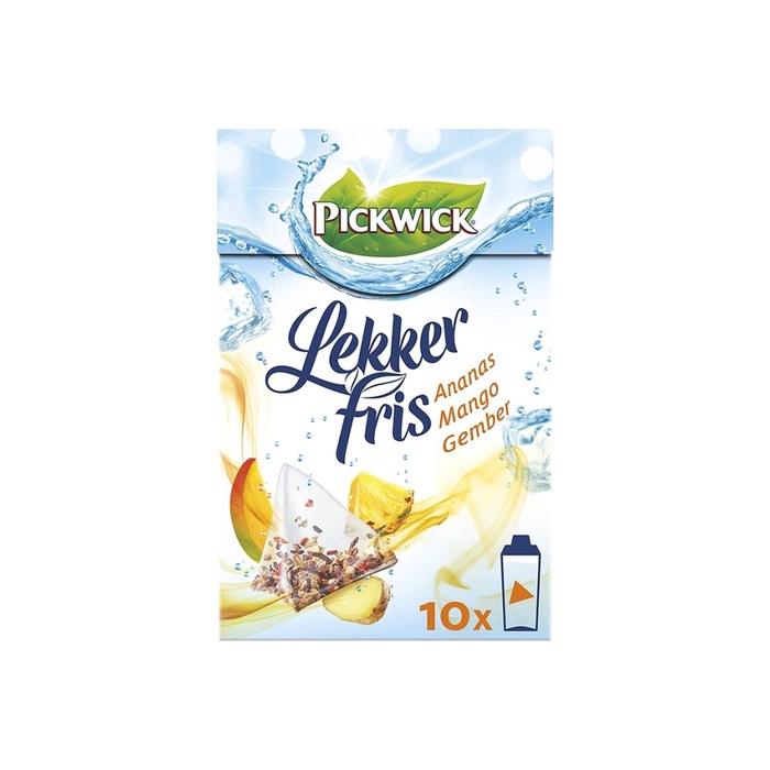 

Pickwick Lekker Fris Ananas Mango Gember Tea 10 X 2 Gram