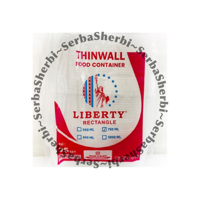 

Kotak Makan Plastik Thinwall Food Container Liberty - 750 Ml