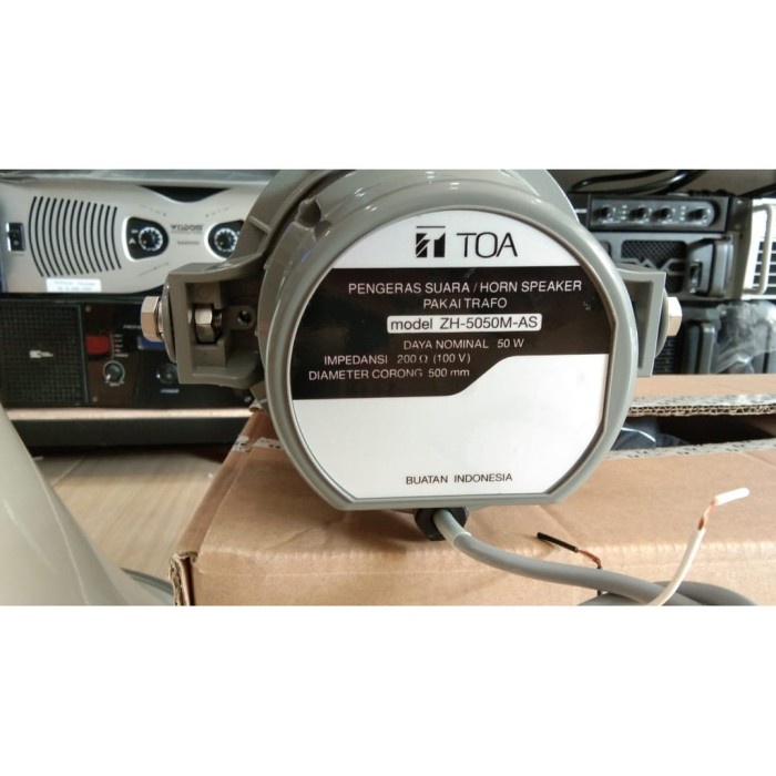 

Toa Zh 5050 M As 50 Watt / Horn Speaker Toa Zh 5050 M As