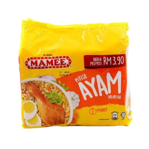 

Mie Mamee Perisa Ayam 2 Minit / Mie Instan Mamee Rasa Ayam 5 X 79 Gram