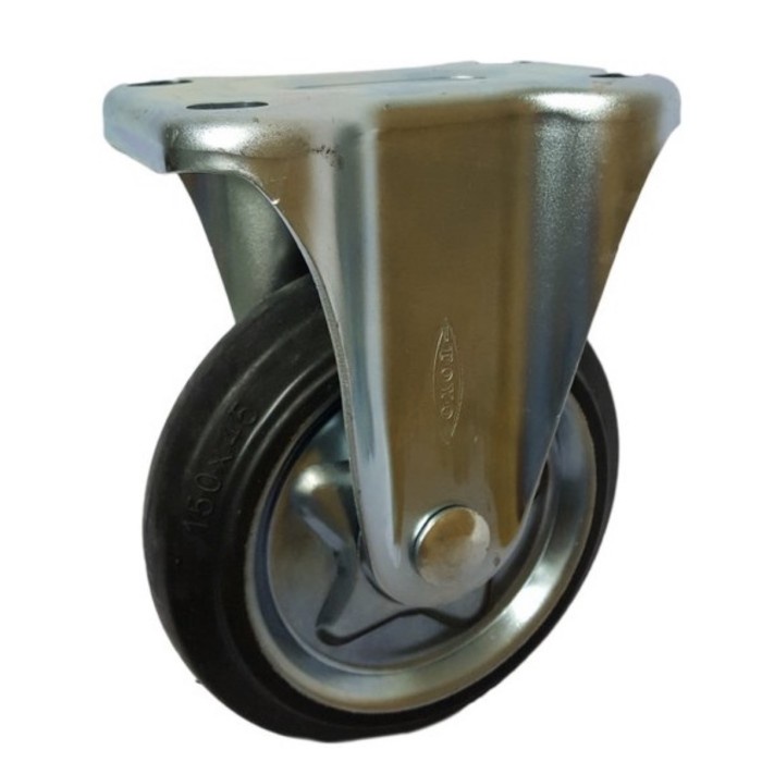 

Roda Caster Troli Troly Karet Elastis 8 Inch Mati Fixed Toyo