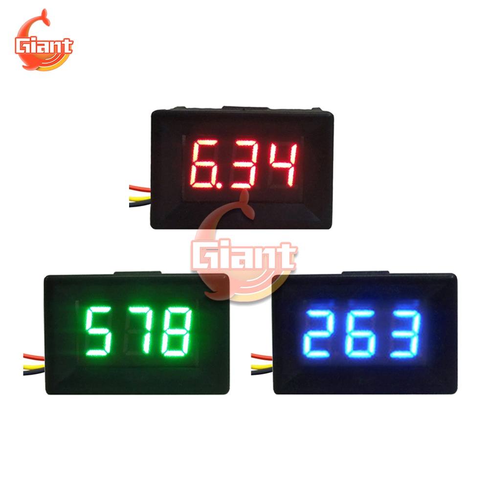 DC 0-300V DC 0-600V 0.36" LED Digital Voltmeter Voltage Meter Volt Instrument Tool Display 110V 220V