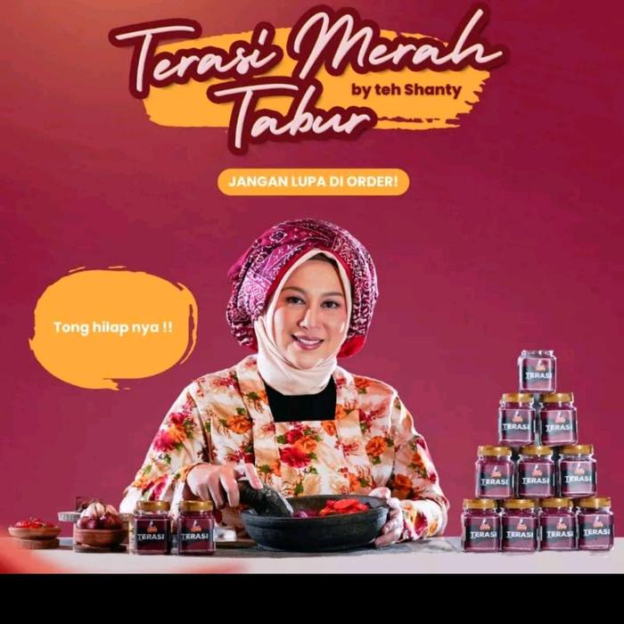 

Terasi Merah Teh shanty/terasi kemasan/Terasi Botol