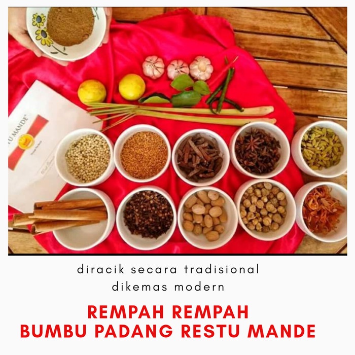

[PalingLaku] Bumbu Rendang Padang Restu Mande Bumbu Masak Kemasan 150g