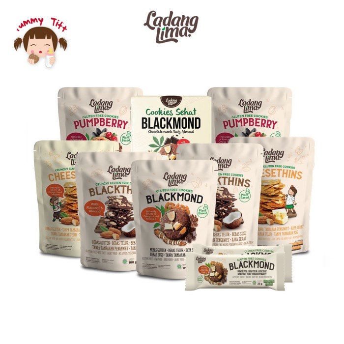 

Ladang Lima Blackthins Cookies 100gr