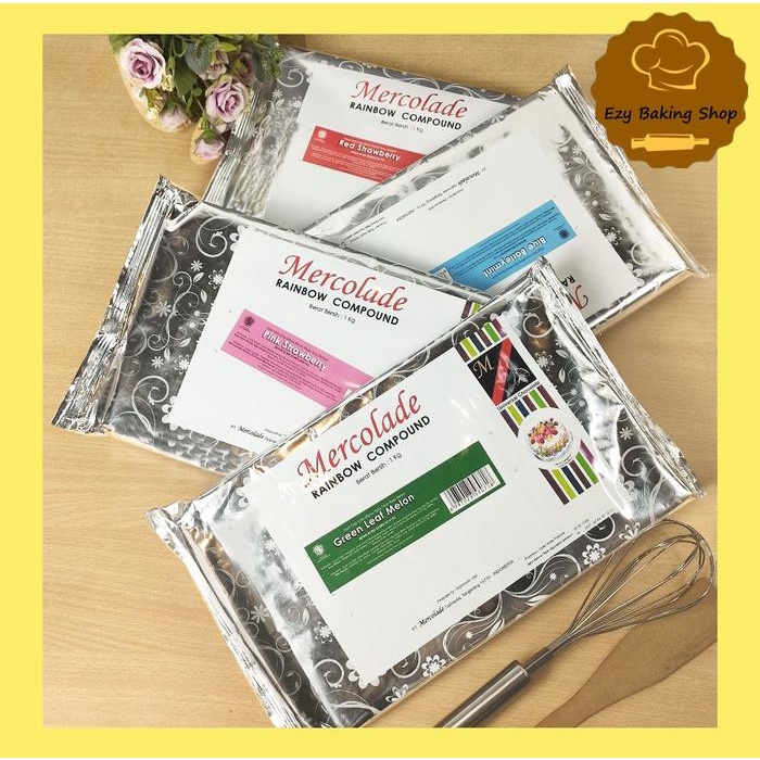 

Mercolade Coklat Compound 1kg Warna Warni Chocolate Makanan