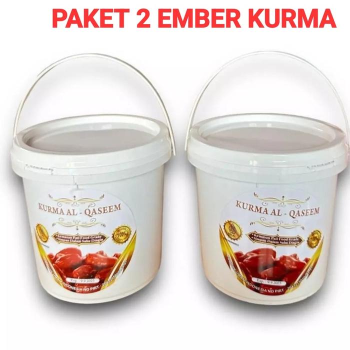 

PAKET 2 ember KURMA AL QASEEM Berat bruto 500 gram