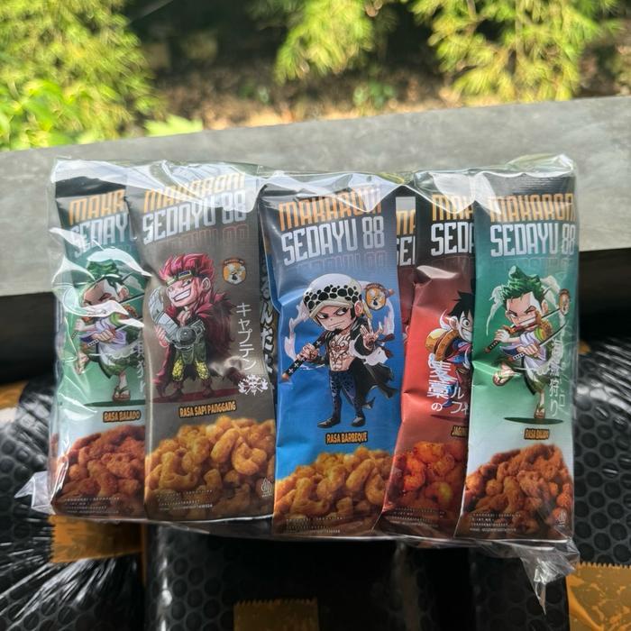 

12.12 MAKARONI KARAKTER SEDAYU88 ISI 50PCS MIX VARIAN RASA Cemilan