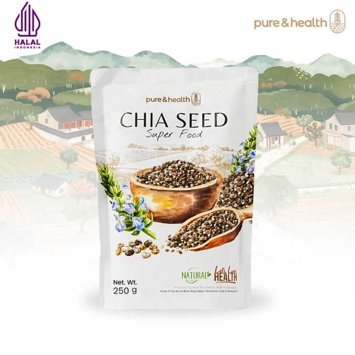 

Chia Seed 250 grams Organik Black Chiaseed Original [ COD ]