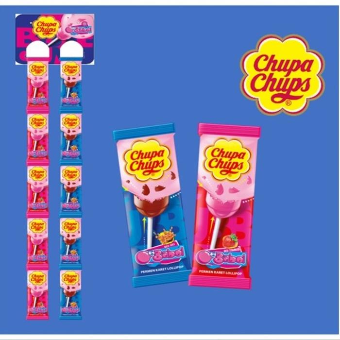 

Chupa Chups Gum Filled Lolipop Gantung Renceng