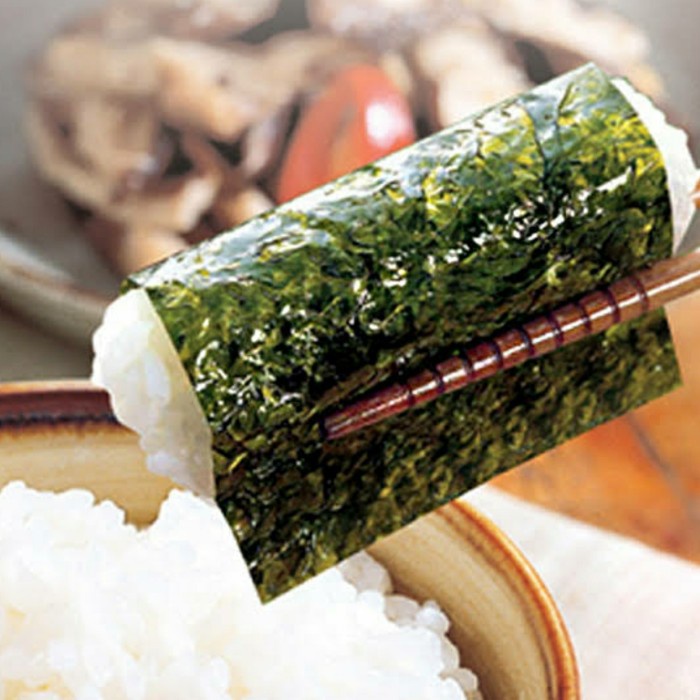 

Sakao Nori isi 50 pcs Lembar Rumput Laut Sushi BEST Halal