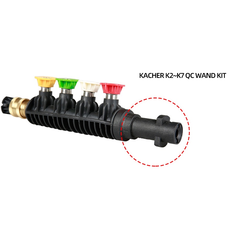 High Pressure Car Washer for Karcher K Series Washing Jet Lance with 5 Quick Spray Nozzles for Car W