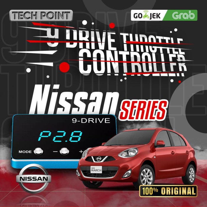9 Drive Nissan March Piggyback 9-Drive Throttle Controller Ecu Remap