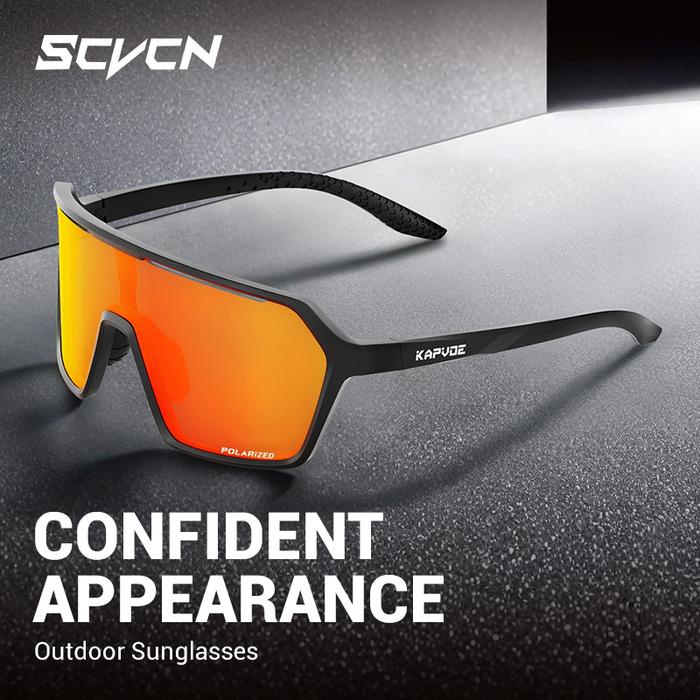 Scvcn Kacamata Bersepeda Santai Kacamata Olahraga Outdoor Motor Sepeda Mengemudi Kacamata Bersepeda