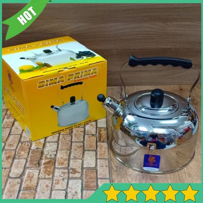 Teko Bunyi Ketel Peluit Whistling Kettle Ceret Air Panas Siul Bersiul