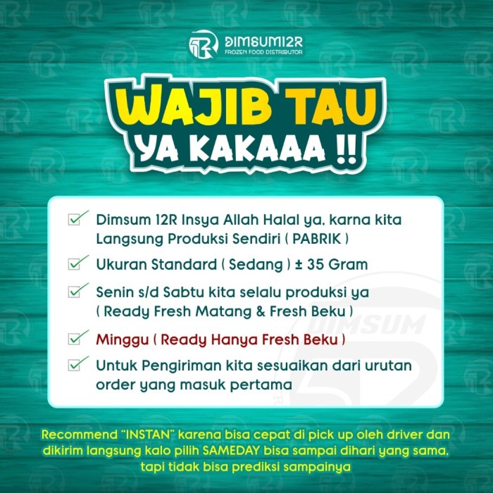 

Promo Terbatas Dimsum Harga Pabrik Untuk Dijual Lagi Aman