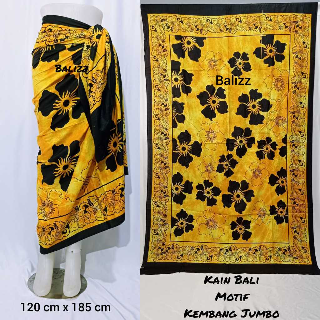 {{ Kain Bali Pantai / Kain Pantai / Sarung Bali / Sarung Pantai / Kain Bali Ukuran Jumbo / Kain Bali