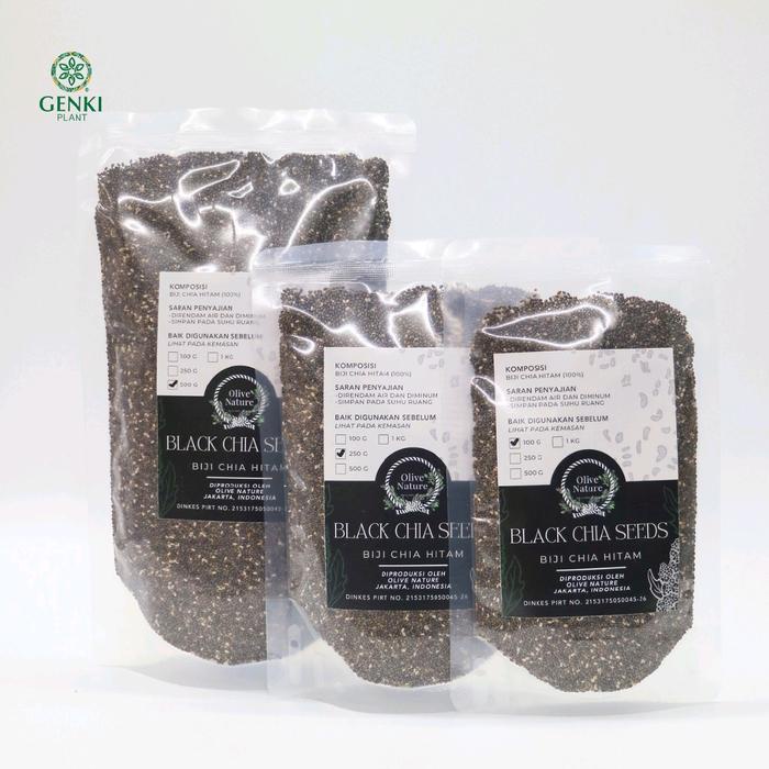 

Natural Black Chia Seed / Biji Chia Hitam - 1 Kg