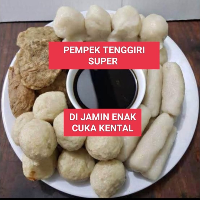 

Promo Terbatas Pempek Tenggiri 40 Pcs Asli Palembang Aman