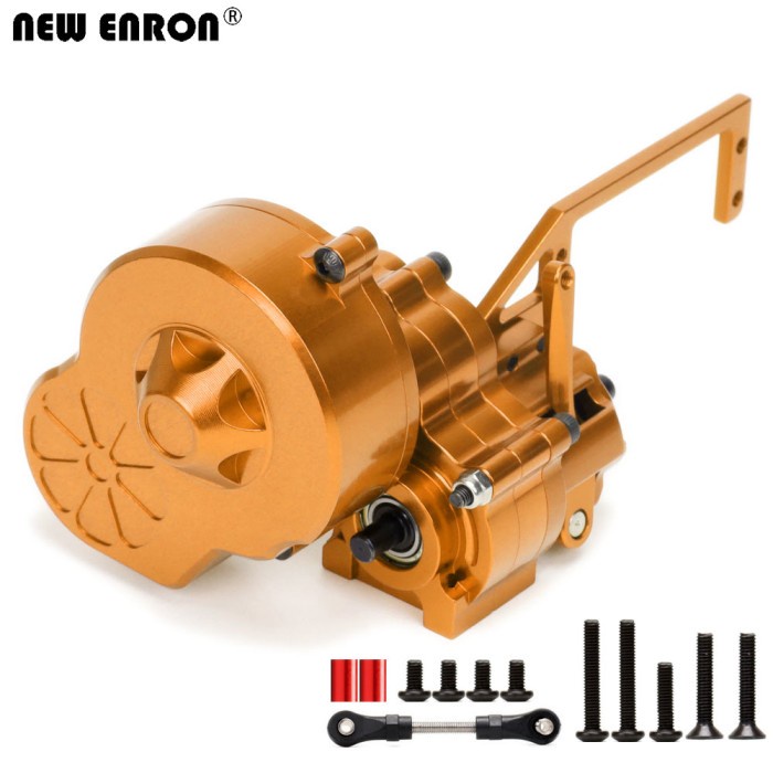 {{ Gearbox Cnc Metal Transmission Dig Cutoff 48P 87T Scx10 Ax10 Wraith Ready }}