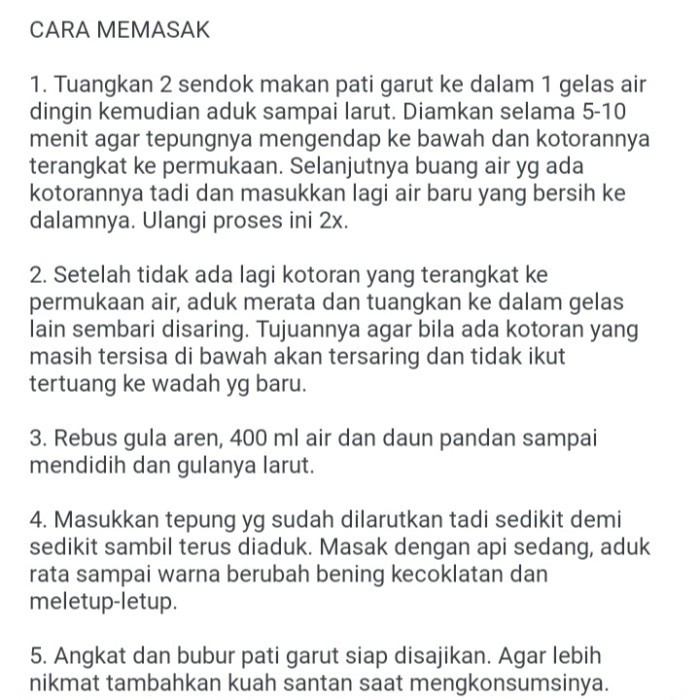 

(BestSeller) Tepung Pati Garut Kemasan 1Kg