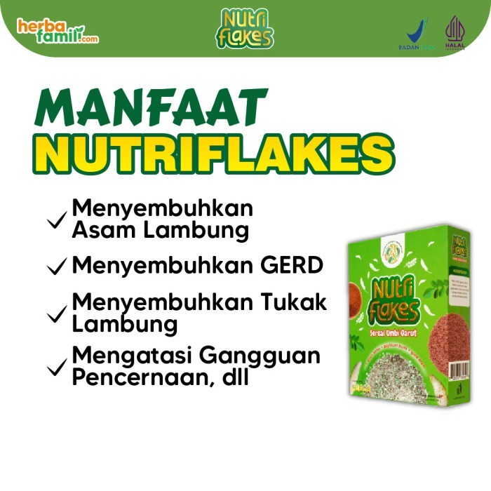 

(BestSeller) NUTRIFLAKES SEREAL UNTUK MAAG & ASAM LAMBUNG GERD