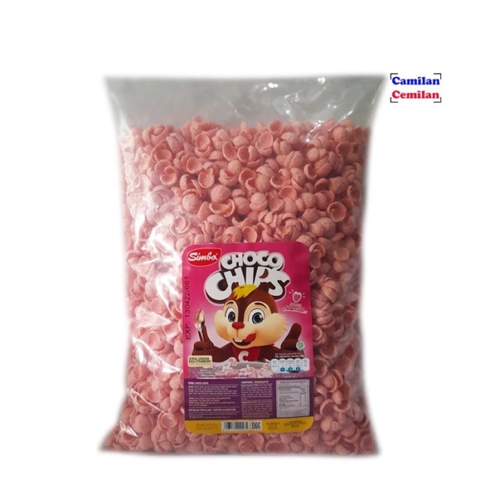 

(BestSeller) Simba Choco Chips Bulky Sereal Coklat Strawberry 950 gr