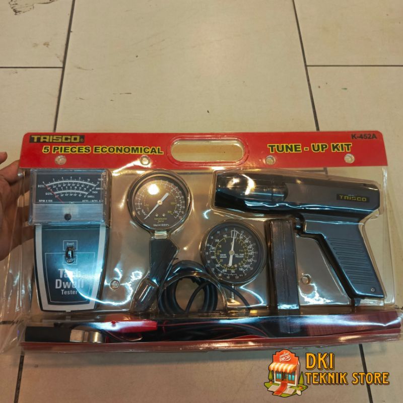 Trisco Alat Tune Up Kit K-452A Set 5 Pcs Timing Light Untuk Mobil