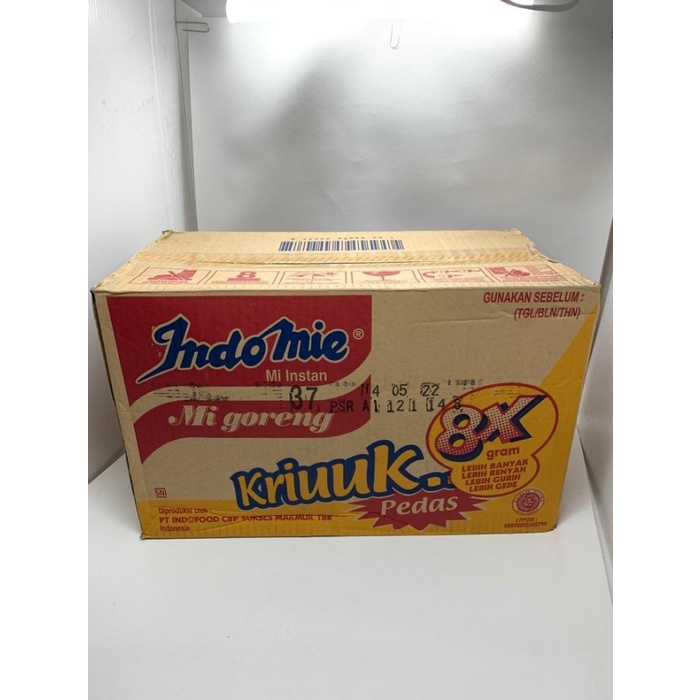 

(BestSeller) MIE INDOMIE GORENG KRIUK 8X DUS (ISI40)