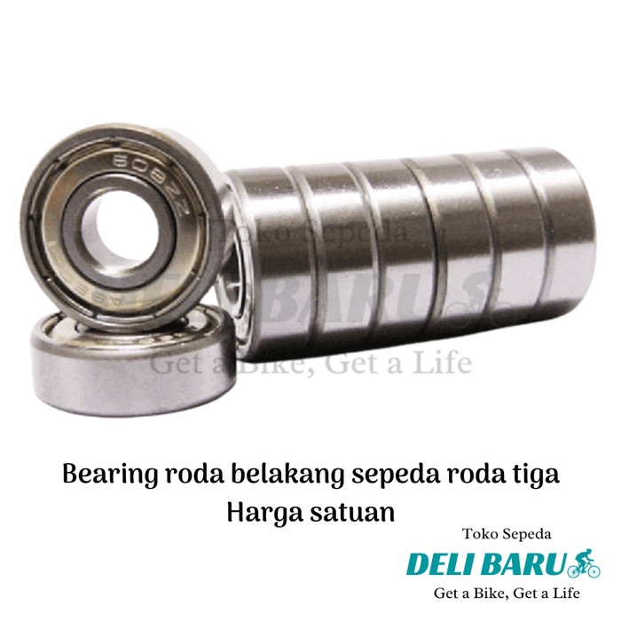 Bearing roda tiga Klahar ban belakang sepeda anak roda tiga SATUAN Kode 511