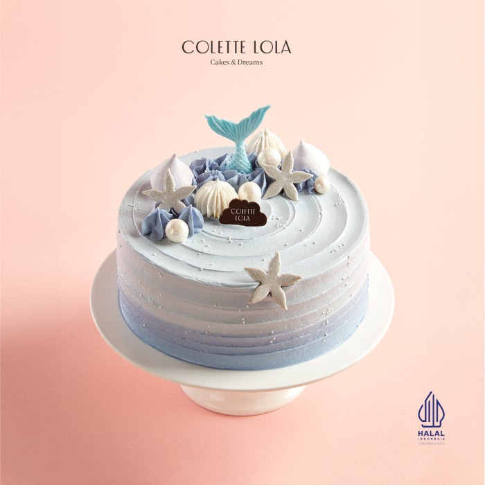 

Kue / Cake Colette Lola Mermaid - Round 20cm