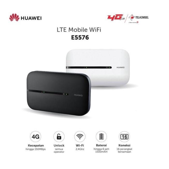 Modem Huawei E5576 Unlock All Operator Modem Mifi 4G E 5576