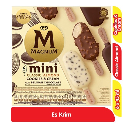 

Promo Terbatas Wall'S Magnum Mini Box Isi 6 Pcs Walls Ice Cream Es Krim Dessert Choco Aman