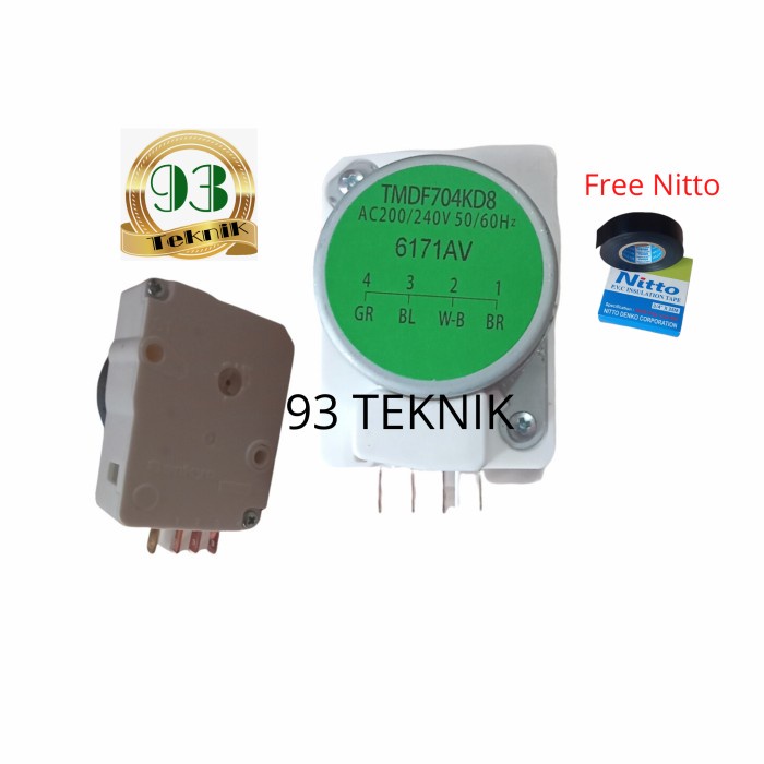 Jual [READY] TIMER DEFROST KULKAS 2 pintu Toshiba ori